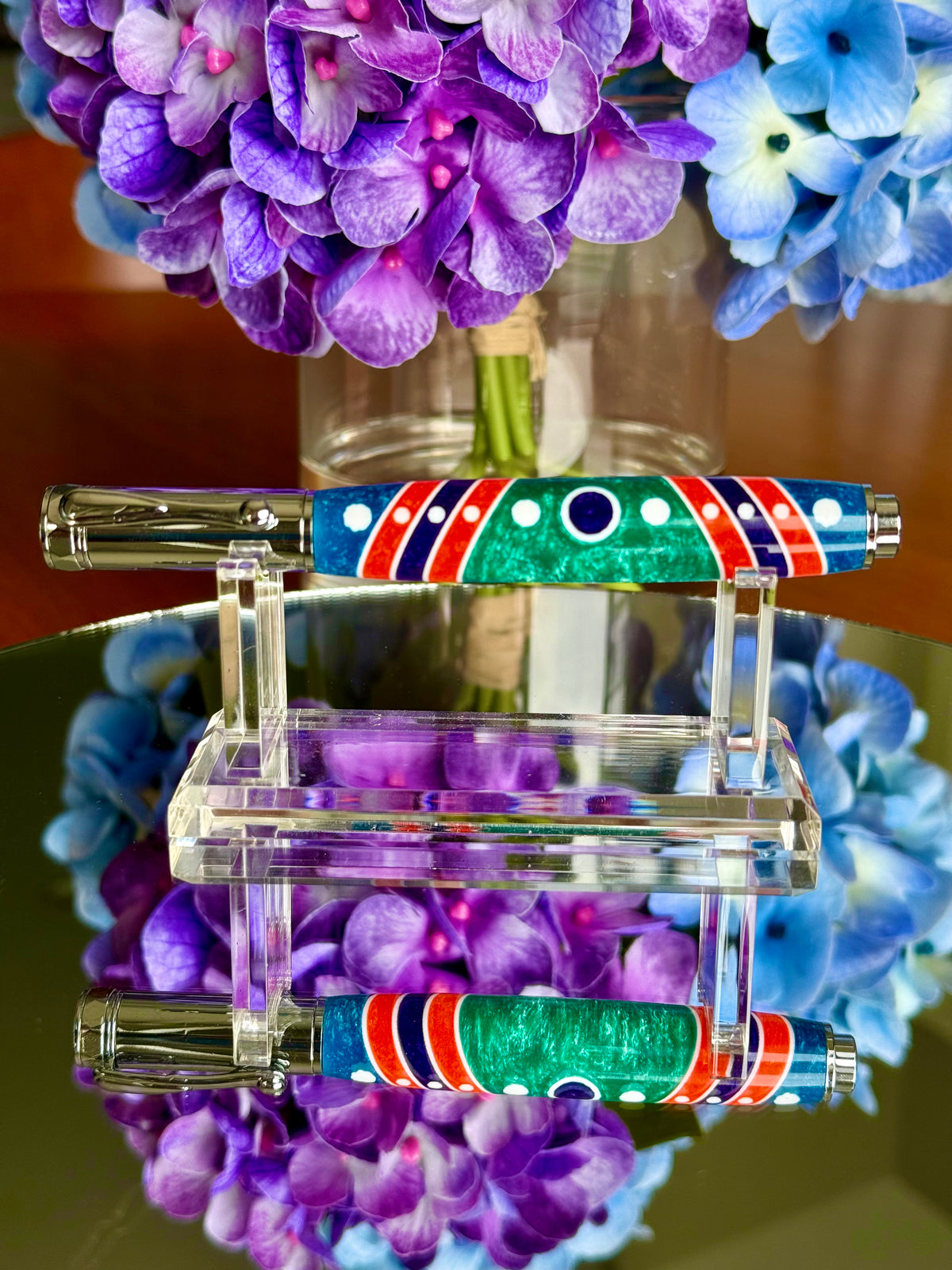 Emerald Mosaic Rollerball Pen